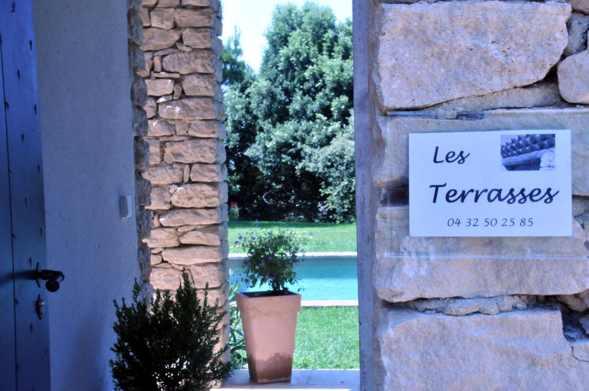 Les Terrasses - Gordes Guest House Exterior foto