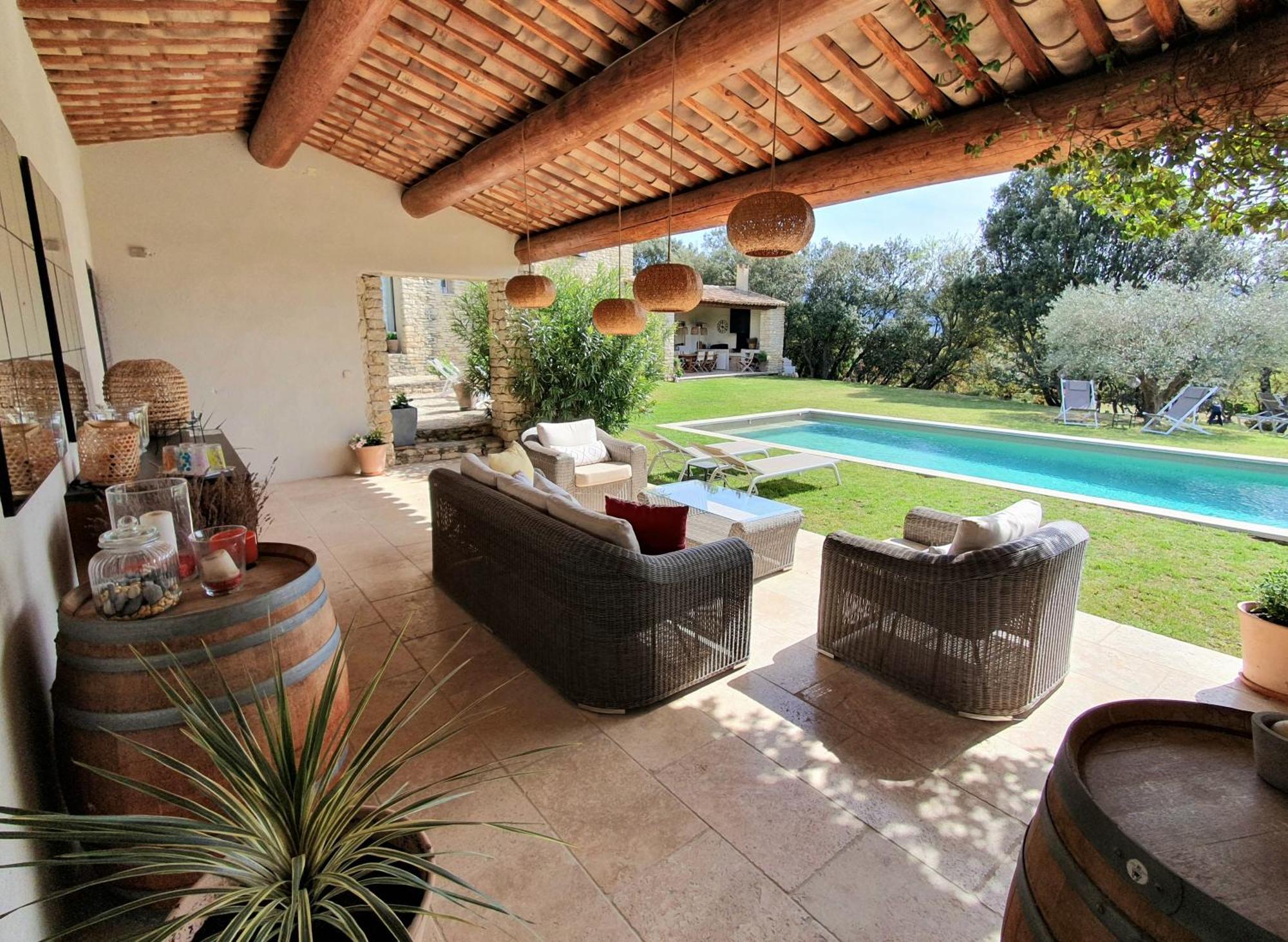 Les Terrasses - Gordes Guest House Exterior foto