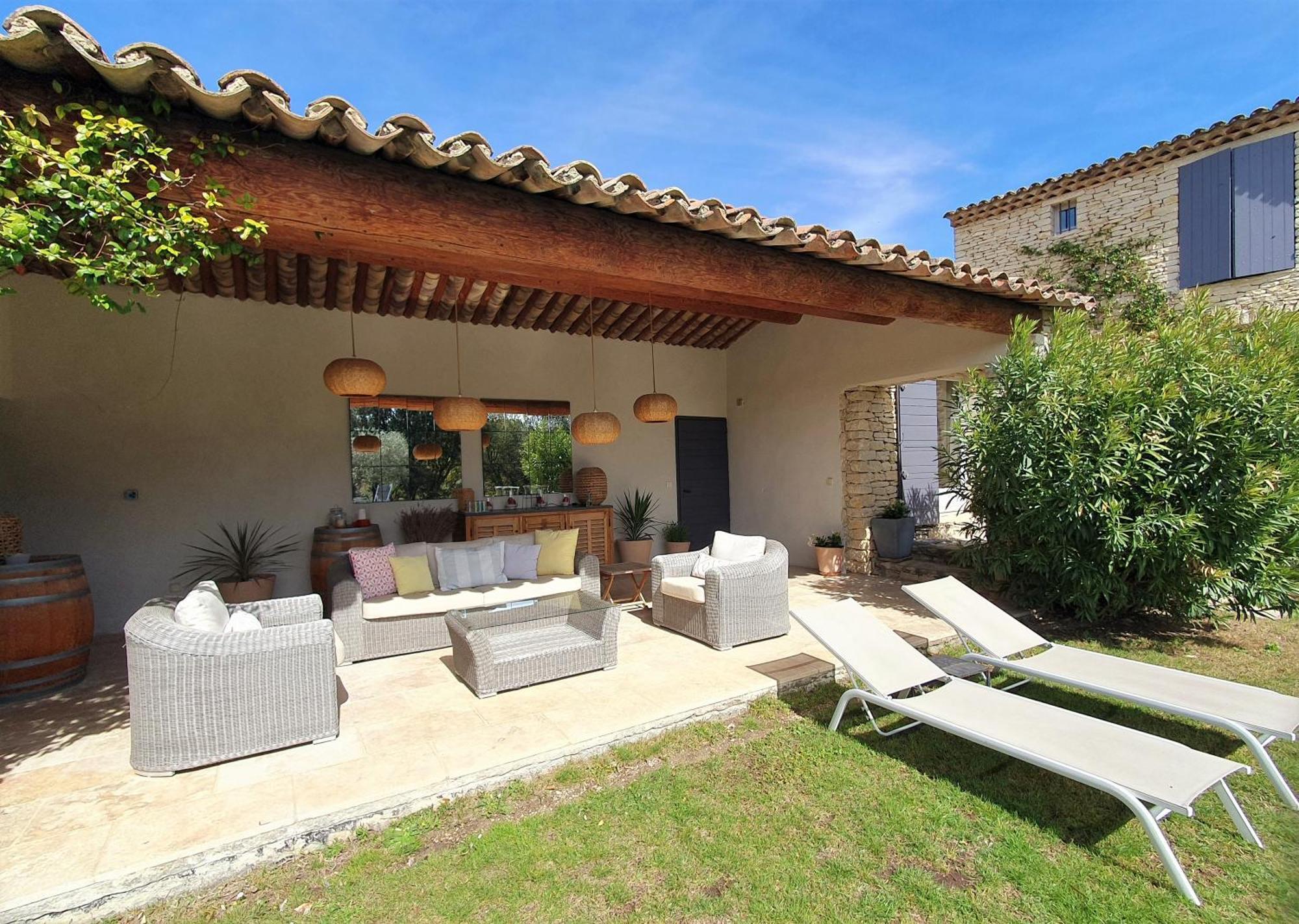 Les Terrasses - Gordes Guest House Exterior foto