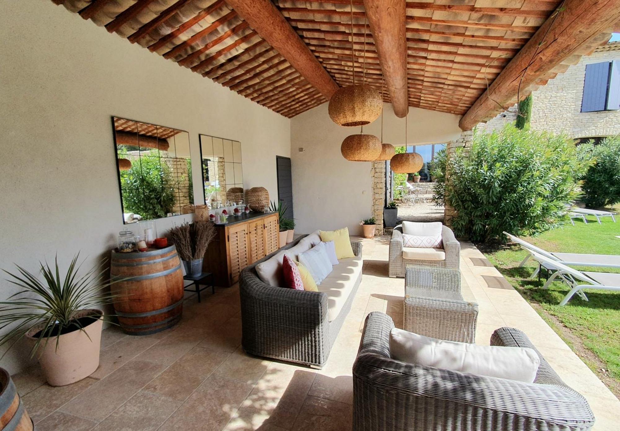 Les Terrasses - Gordes Guest House Exterior foto
