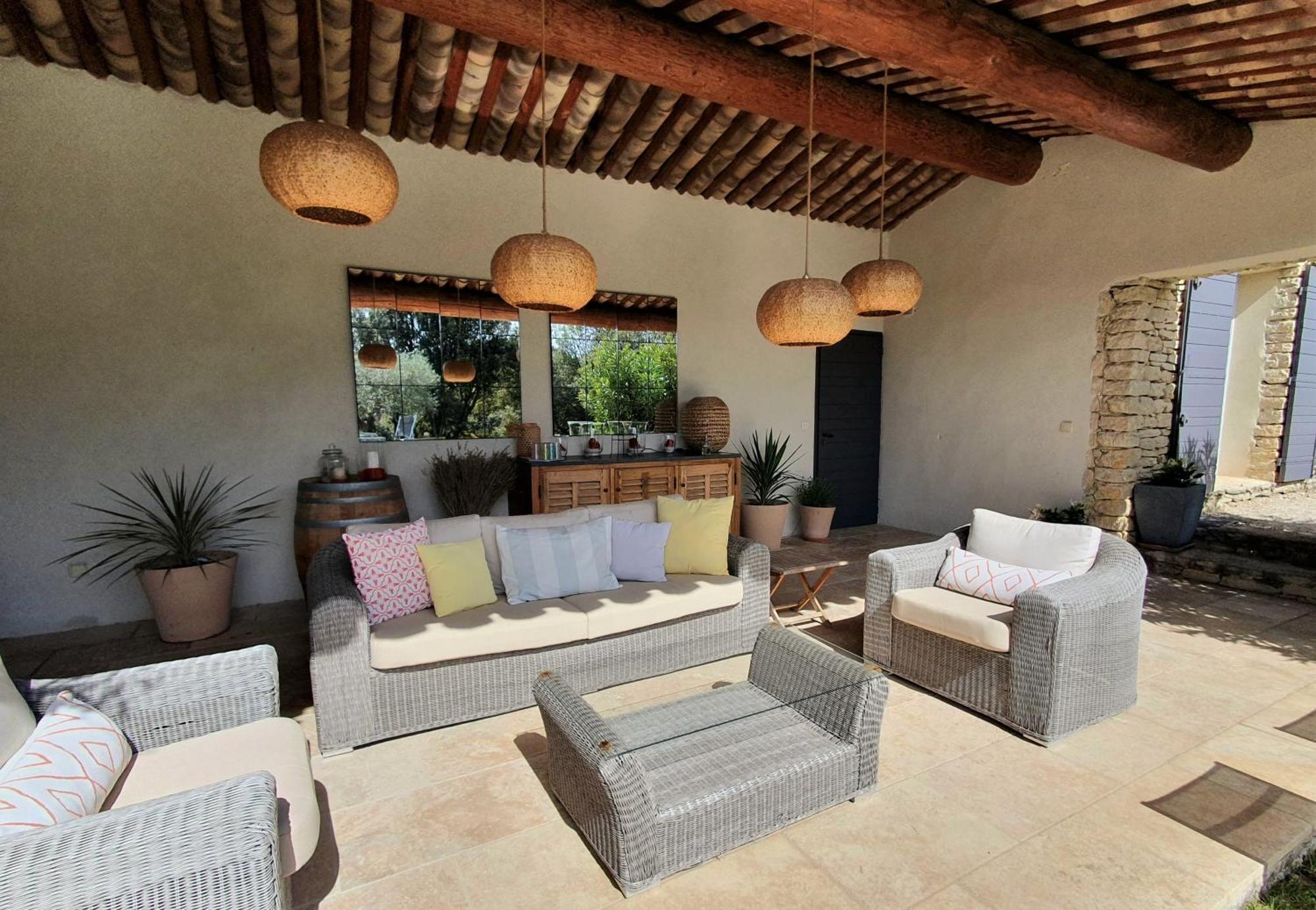 Les Terrasses - Gordes Guest House Exterior foto