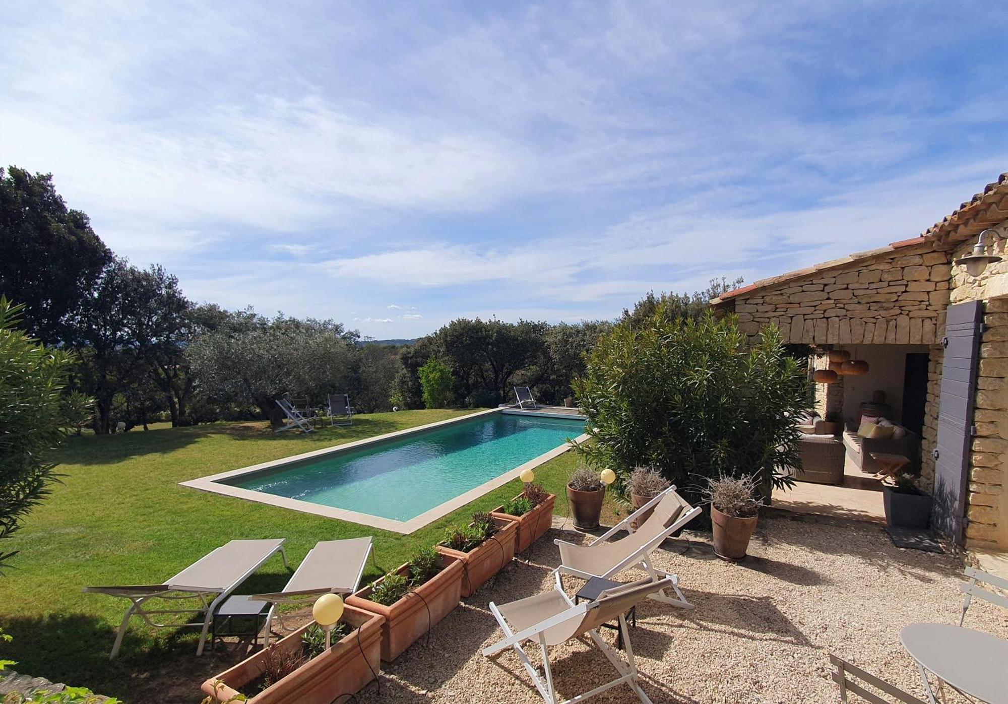 Les Terrasses - Gordes Guest House Exterior foto