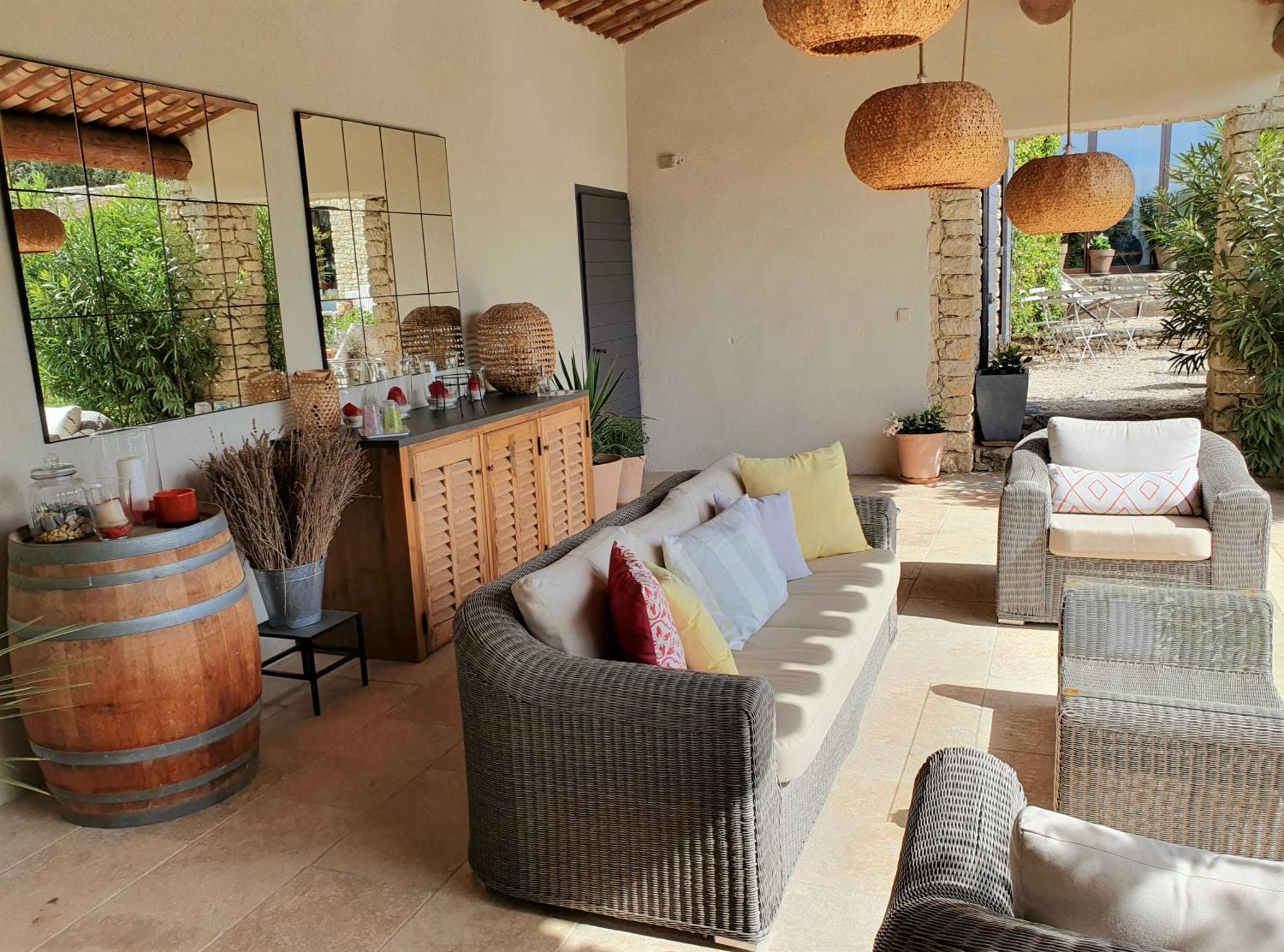 Les Terrasses - Gordes Guest House Exterior foto