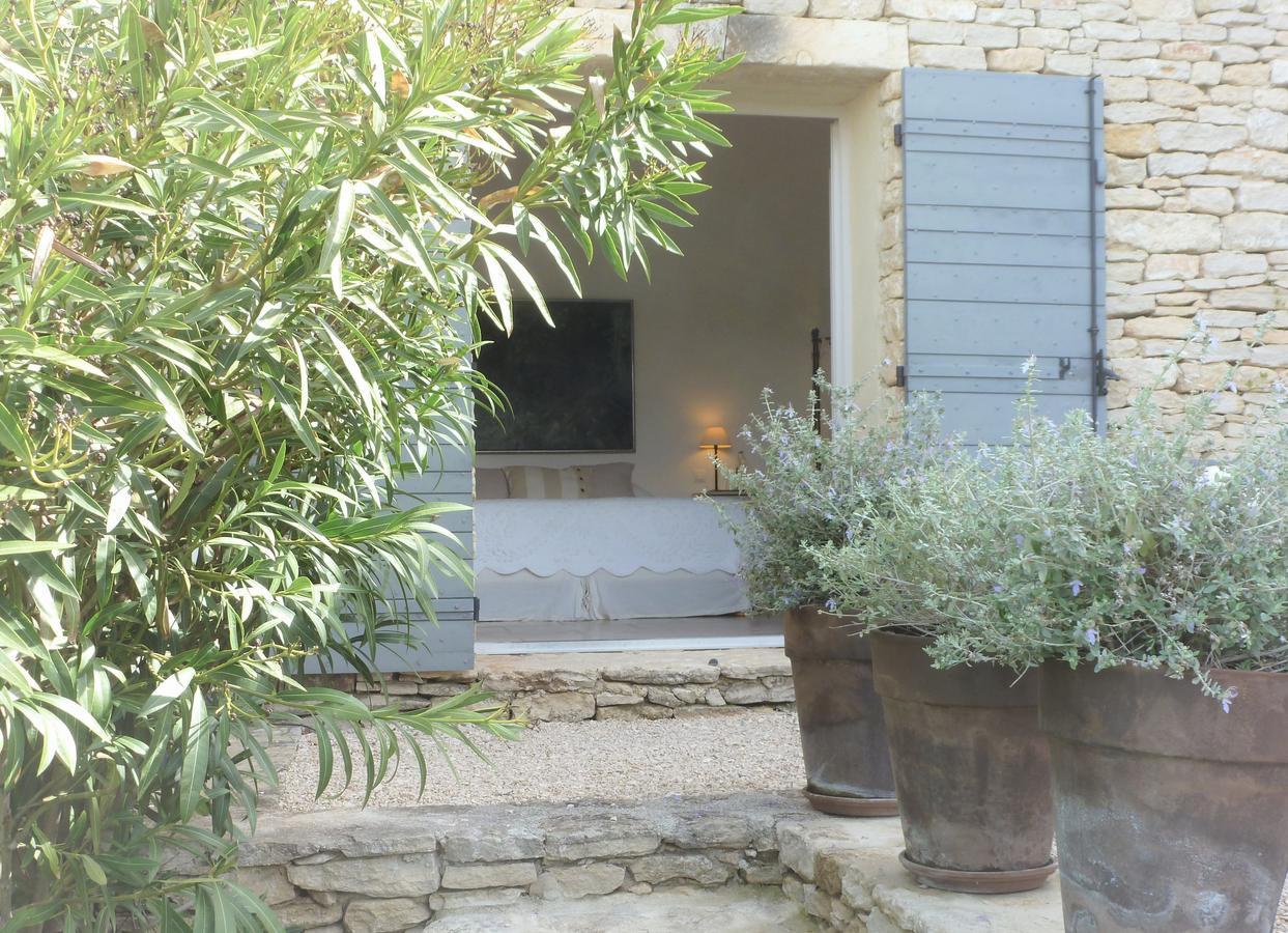 Les Terrasses - Gordes Guest House Exterior foto