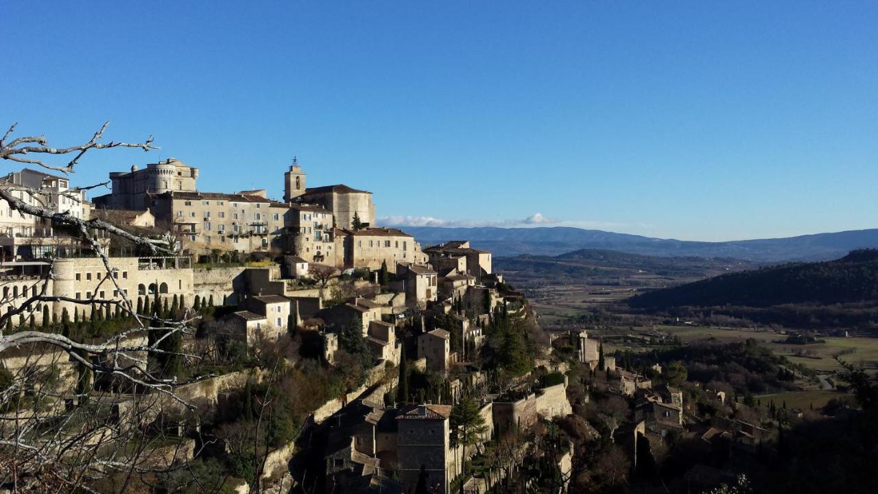 Les Terrasses - Gordes Guest House Exterior foto